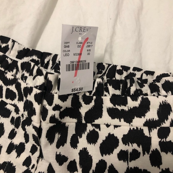 J Crew Factory NWT leopard print shorts - Picture 2 of 3